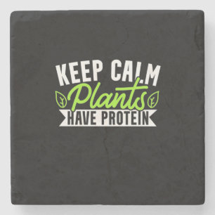 Behalten Calm-Pflanze Protein haben Steinuntersetzer