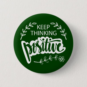 Behalten Denken positiv Button