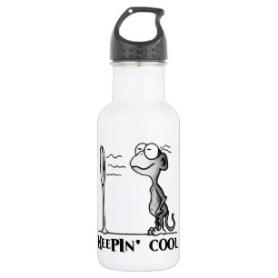 Behalten des coolen Affen Edelstahlflasche