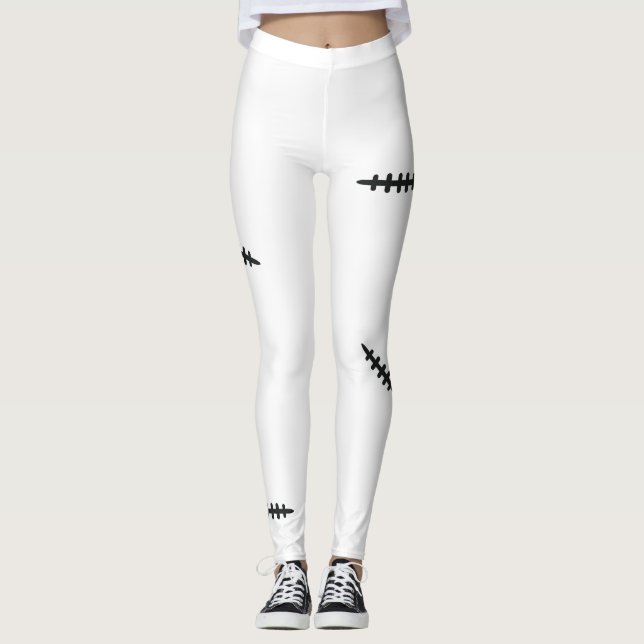 "Behalten in Stitches!" Leggings (Vorderseite)