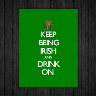 Behalten irisch sein poster