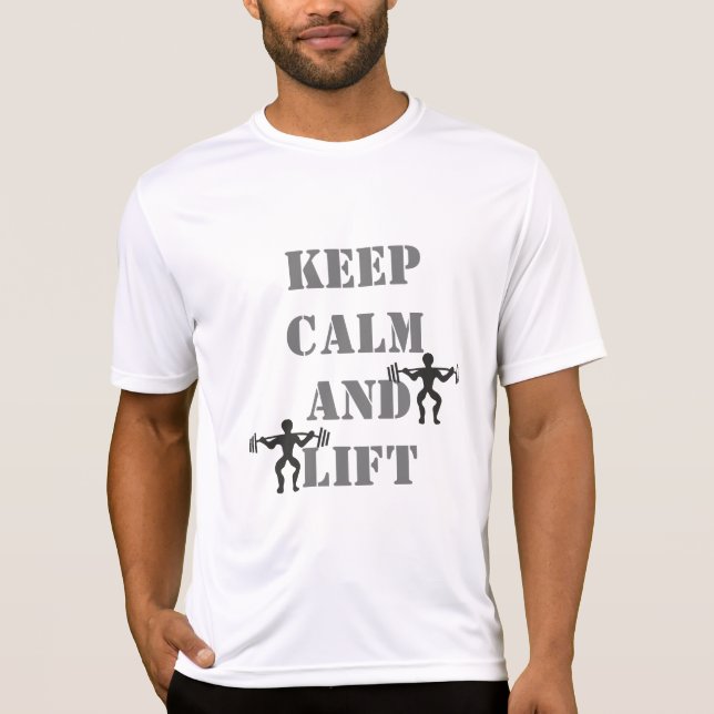 Behalten Liftlift, Hebezug, Gewichtheben Gym PT T-Shirt (Vorderseite)