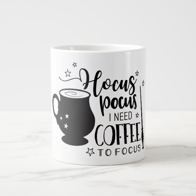 Behalten oder entwerfen Sie Ihre eigene - Jumbo-Ta Jumbo-Tasse (Vorderseite)