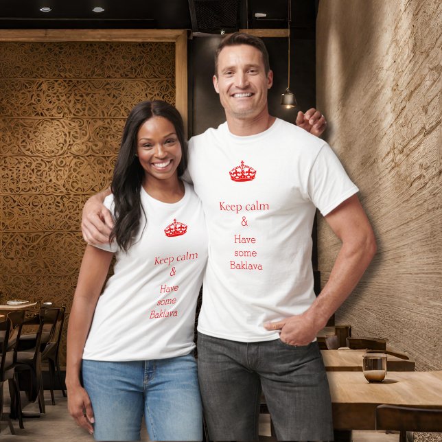 behalten Ruhe - Baklava T-Shirt (Von Creator hochgeladen)