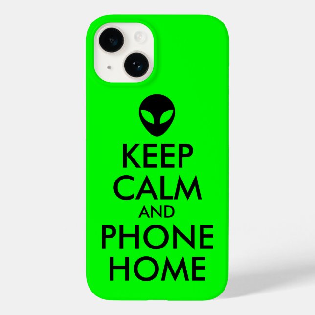 Behalten Ruhe und Telefonnummer Zuhause Case-Mate iPhone Hülle (Rückseite)