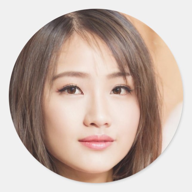 Behalten Runder Aufkleber (Vorderseite)