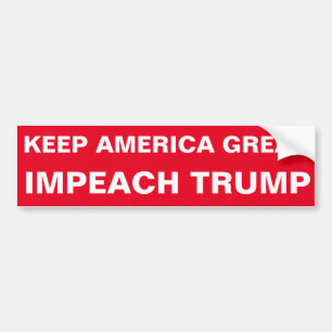 BEHALTEN SIE AMERIKA GROSS - TRUMPF ANZUKLAGEN AUTOAUFKLEBER