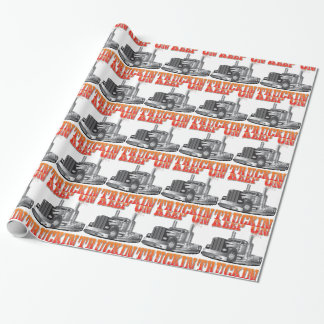 Behalten Sie auf Truckin Geschenkpapier