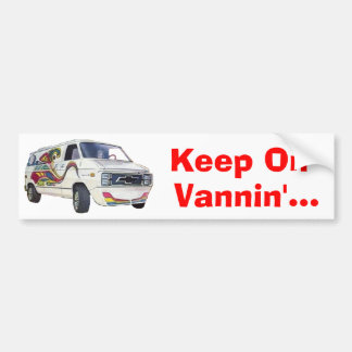 Behalten Sie auf Vannin'… #2 Autoaufkleber