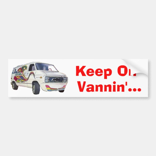 Behalten Sie auf Vannin'… #2 Autoaufkleber (Vorne)