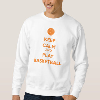 Behalten Sie den Ruhe-und Spiel-Basketball Sweatshirt