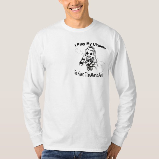 Behalten Sie die Außerirdischen weg! T-Shirt (Vorderseite)