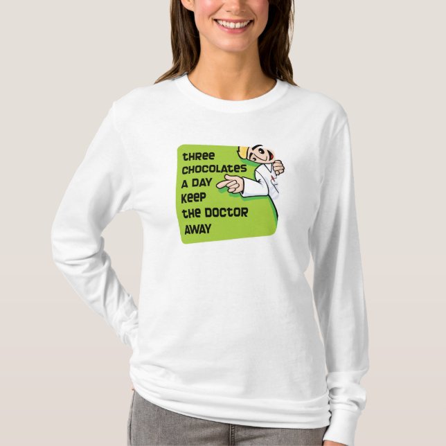 Behalten Sie Doktor Away T-Shirt (Vorderseite)