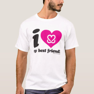 Behalten Sie eine Brust "ich Liebe mein bester T-Shirt