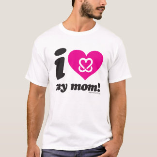 Behalten Sie eine Brust "ich Liebe meine Mama-" T T-Shirt
