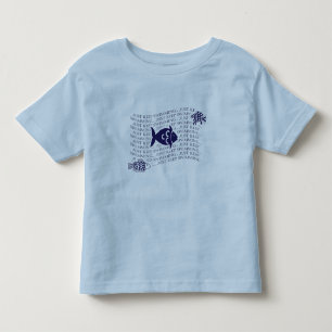 behalten Sie einfach Schwimmen Kleinkind T-shirt