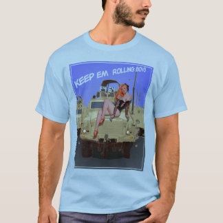 Behalten Sie EM-Rollenkopie T-Shirt