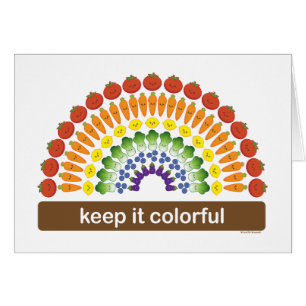 Behalten Sie es bunt