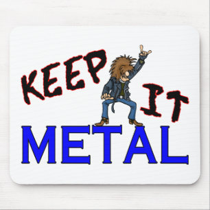 Behalten Sie es Metall Mousepad