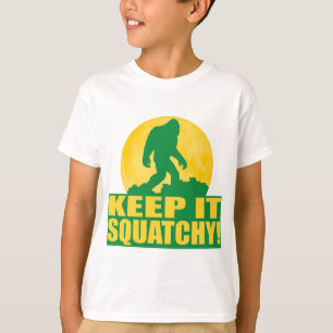 BEHALTEN SIE ES SQUATCHY! Spezielle BARKE AN DER T-Shirt