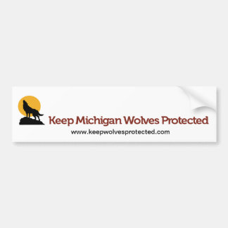 Behalten Sie geschützten Autoaufkleber Michigans