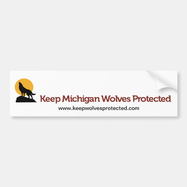 Behalten Sie geschützten Autoaufkleber Michigans (Vorne)