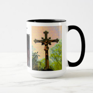 Behalten Sie Ihre Augen auf Jesus-Tasse Tasse