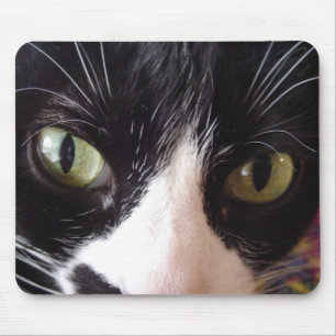 Behalten Sie Ihre Katzenaugen auf der Maus! Mousepad