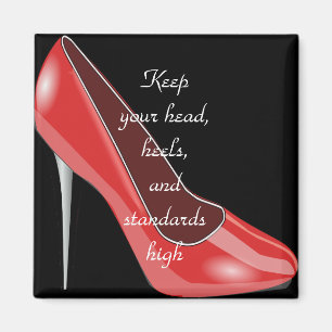 Behalten Sie Ihren Kopf, Heels u. Standards high Magnet