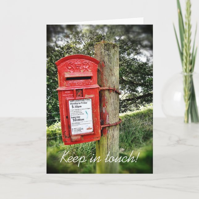 Behalten Sie in der Touch! Karte (Vorderseite)