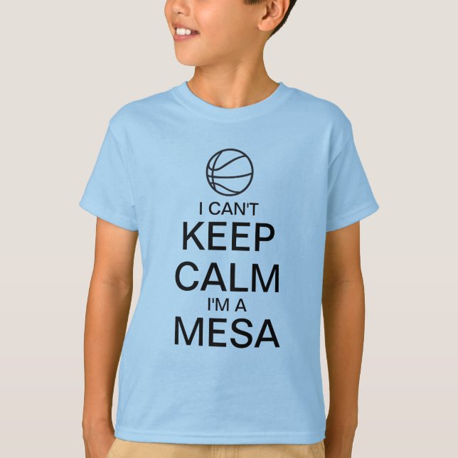 Behalten Sie Korb-Ball-T - Shirt der Ruhe-| (Vorderseite)