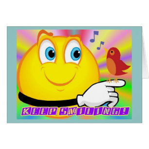 Behalten Sie lächelnde Karte 2