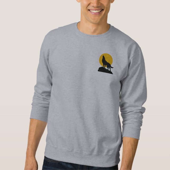 Behalten Sie Michigan-Wölfe geschützt Sweatshirt (Vorderseite)