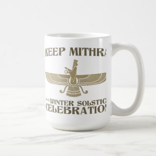 Behalten Sie Mithra in der Tasse