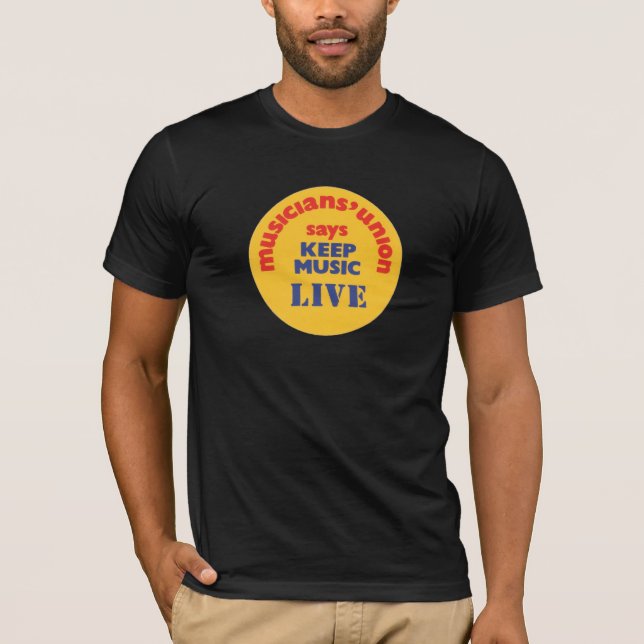 Behalten Sie Musik Live T-Shirt (Vorderseite)