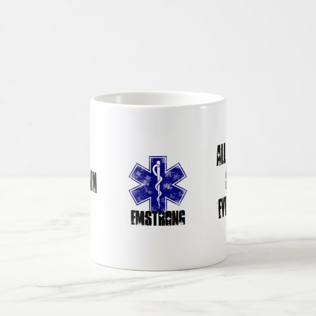 Behalten Sie Ruhe alle Bluten-Halt schließlich Kaffeetasse (Mittel)