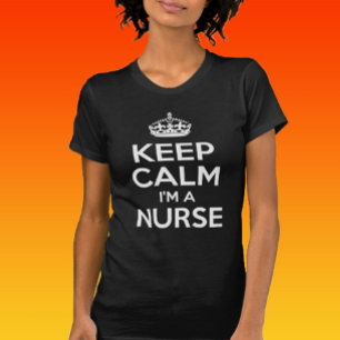 Behalten Sie Ruhe, die ich eine Krankenschwester T-Shirt