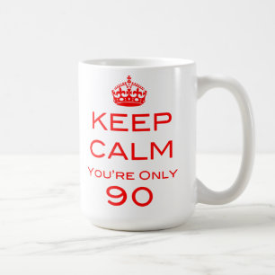 Behalten Sie Ruhe, die Sie die nur 90 Tasse