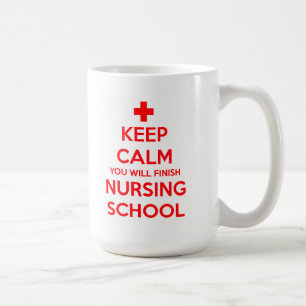 Behalten Sie Ruhe, die Sie Kaffeetasse