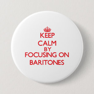 Behalten Sie Ruhe, indem Sie auf Baritone sich Button