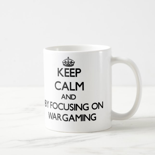 Behalten Sie Ruhe, indem Sie auf Wargaming sich Kaffeetasse (Rechts)