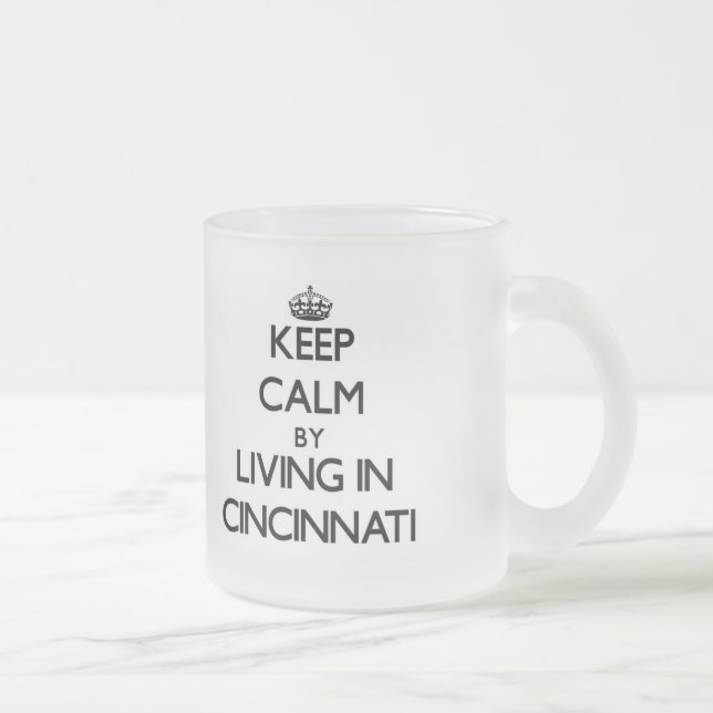 Behalten Sie Ruhe, indem Sie in Cincinnati wohnen Mattglastasse (Rechts)