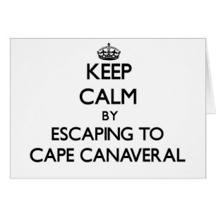Behalten Sie Ruhe, indem Sie zu Cape Canaveral