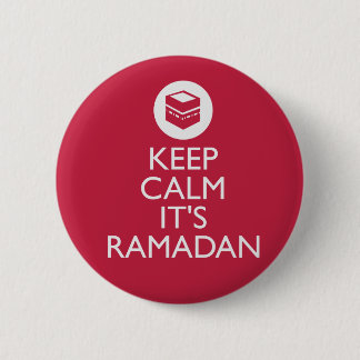 behalten Sie Ruhe sein Ramadan Button