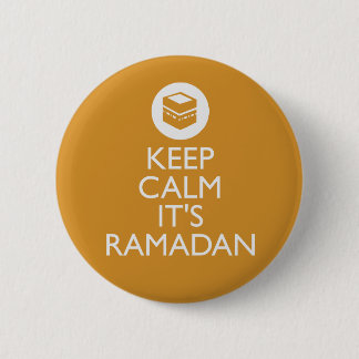 behalten Sie Ruhe sein Ramadan Button