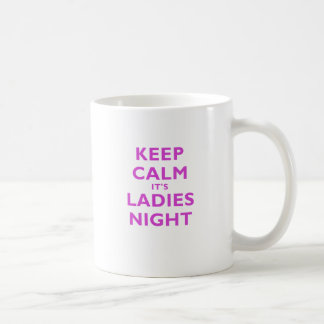 Behalten Sie Ruhe seine Damen-Nacht Tasse