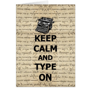 Behalten Sie Ruhe u. Art an