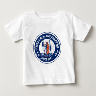 Behalten Sie Ruhe u. Frack an.  Seit 1947. Baby T-shirt