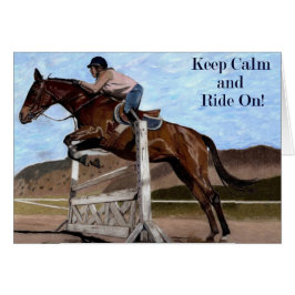 Behalten Sie Ruhe u. reiten Sie an! Pferdepullover