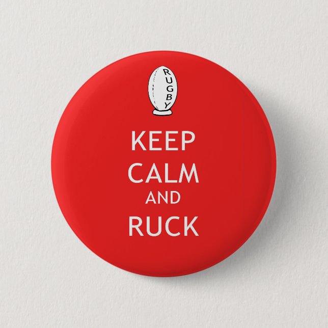 Behalten Sie Ruhe u. Ruck Button (Vorderseite)
